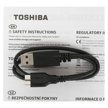 Портативный жесткий диск TOSHIBA USB3.0 2TB BLACK HDTP320EK3AA
