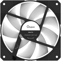 Вентилятор Ocypus Beta F12 BK ARGB REVERSE BLADE PWM