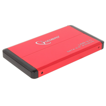 Внешний корпус 2.5'' Gembird EE2-U3S-2-R, красный, USB 3.0, SATA