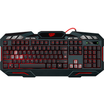 Игровая клавиатура DEFENDER Doom Keeper GK-100DL RU,3-х цветная,19 Anti-Ghost