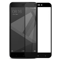 Закаленное стекло с цветной рамкой (fullscreen) для Xiaomi Redmi Go/5A DF xiColor-24 (black)