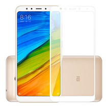 Закаленное стекло с цветной рамкой (fullscreen) для Xiaomi Redmi 5 DF xiColor-22 (white)