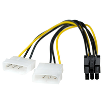 Разветвитель питания Cablexpert, 2хMolex->PCI-E 6pin, для подкл. в/к к б/п CC-PSU-6