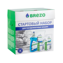 Стартовый набор для посудомоечной машины, специальная соль - 1 кг + 2 х 250 г., 87840