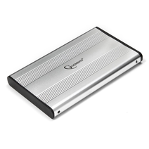 Внешний корпус 2.5'' Gembird EE2-U2S-5-S, серебро, USB 2.0, SATA, металл