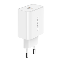 СЗУ Borofone BA57A Easy Speed single port PD20W, white