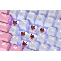 Игровая клавиатура Redragon Hades Розовая