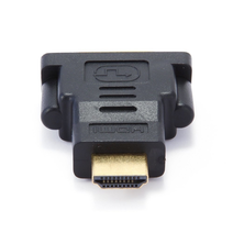 Переходник HDMI-DVI Cablexpert 19F/25M золотые разъемы, пакет, черный A-HDMI-DVI-3