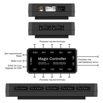 Контроллер вентиляторов Exegate EXH6P.ARGB