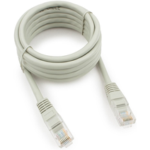 Патч-корд литой, UTP, RJ45, Cat.5e, 20m,(серый) Cablexpert PP12-20M