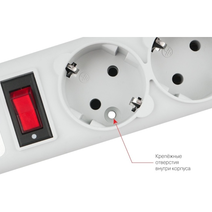 Сетевой фильтр Power Cube 3.0м серый, SPG-B-10