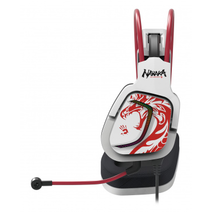 Наушники A4Tech Bloody G575 Naraka белый/красный