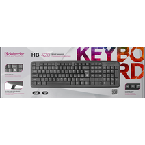 Клавиатура Defender HB-420 черный