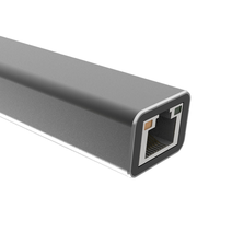 Концентратор VCOM USB 3.1 Type-Cm --> RJ-45+3port USB3.0(f)  DH311A