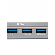 Концентратор VCOM USB 3.1 Type-Cm --> RJ-45+3port USB3.0(f)  DH311A