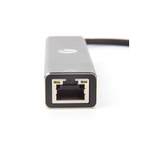 Концентратор VCOM USB 3.1 Type-Cm --> RJ-45+3port USB3.0(f)  DH311A