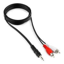 Кабель аудио Gembird джек 3.5 - 2xRCA, 2.5м CCA-458-2.5M