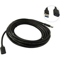 Удлинитель AM/AF USB3.0 5m Telecom черный TUS708-5M