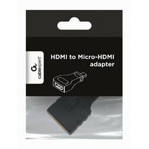 Переходник HDMI - MicroHDMI Gembird 19F/19M, золотые разъемы, пакет A-HDMI-FD