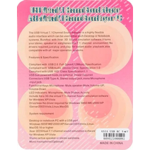 Внешняя звуковая карта TRUA71 (C-Media CM108) 2.0 Ret ASIA USB 8C V & V