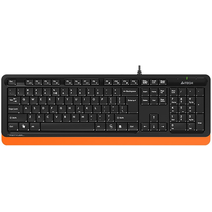 Клавиатура A4 Fstyler FK10 черный/оранжевый