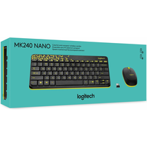 Комплект Logitech MK240 Nano Black 920-008213/920-008198