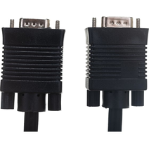 Кабель VGA 15м Cablexpert Premium 15M/15M, черный, тройной экран феррит.кольца, пакет CC-PPVGA-15M-B