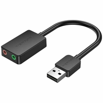 Внешняя звуковая карта Vention USB Черная CDYB0