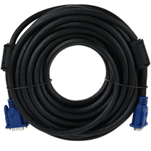 Кабель VGA 20м VCOM (15M-15M) 2 фильтра VVG6448-20MC