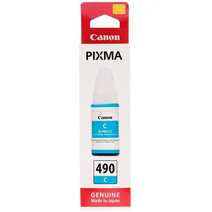 Чернила Canon GI-490 Cyan для Pixma G1400/G2400/G3400 (70 мл)