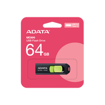 USB Flash 64GB Type-C USB 3.2 A-DATA  ACHO-UC300-64G-RBK/GN