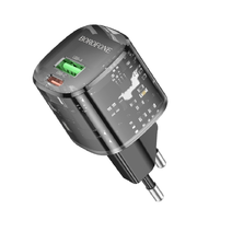 СЗУ Borofone BN17 Sunlight PD20W+QC3.0 charger(EU) (черный)