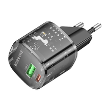 СЗУ Borofone BN17 Sunlight PD20W+QC3.0 charger(EU) (черный)