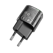 СЗУ Borofone BN17 Sunlight PD20W+QC3.0 charger(EU) (черный)