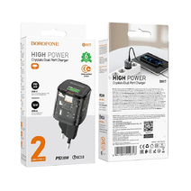 СЗУ Borofone BN17 Sunlight PD20W+QC3.0 charger(EU) (черный)