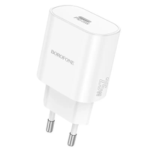 СЗУ Borofone BA82A Platinum single port PD25W charger(EU) (белый)