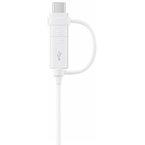 Кабель Samsung EP-DG930DWEGRU USB-microUSB/ USB Type-C белый 1.5м ОРИГИНАЛ!