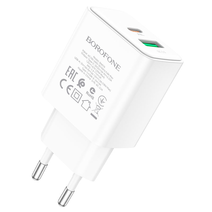 СЗУ Borofone BA67A PD20W+QC3.0 charger set Type-C to iP (EU) (белый)