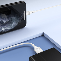 Дата-кабель BOROFONE BX43 CoolJoy Lightning, 1м (белый)