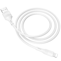 Дата-кабель BOROFONE BX43 CoolJoy Lightning, 1м (белый)
