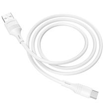 Дата-кабель BOROFONE BX43 CoolJoy Type-C, 1м (белый)