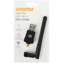 Адаптер WiFi Digma DWA-N300E
