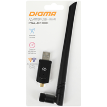 Адаптер WiFi Digma DWA-AC1300E