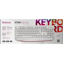 Клавиатура Defender Atom HB-546 белый