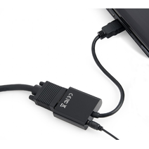 Переходник HDMI <=> Vga Cablexpert, 19M/15F, длина 15см A-HDMI-VGA-03