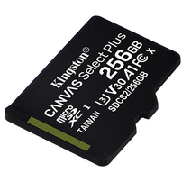 Карта памяти 256Gb Kingston microSDXC Class 10 Canvas Select Plus SDCS2/256GBSP