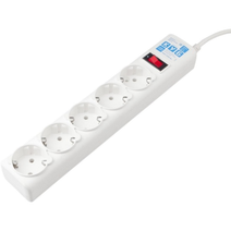 Сетевой фильтр Power Cube 5.0м белый, SPG-B-15-W