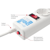 Сетевой фильтр Power Cube 5.0м белый, SPG-B-15-W