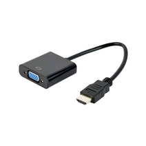 Переходник HDMI - VGA Cablexpert, 19M/15F, длина 15см A-HDMI-VGA-04