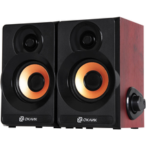 Колонки Oklick OK-161 2.0 темное дерево 6Вт